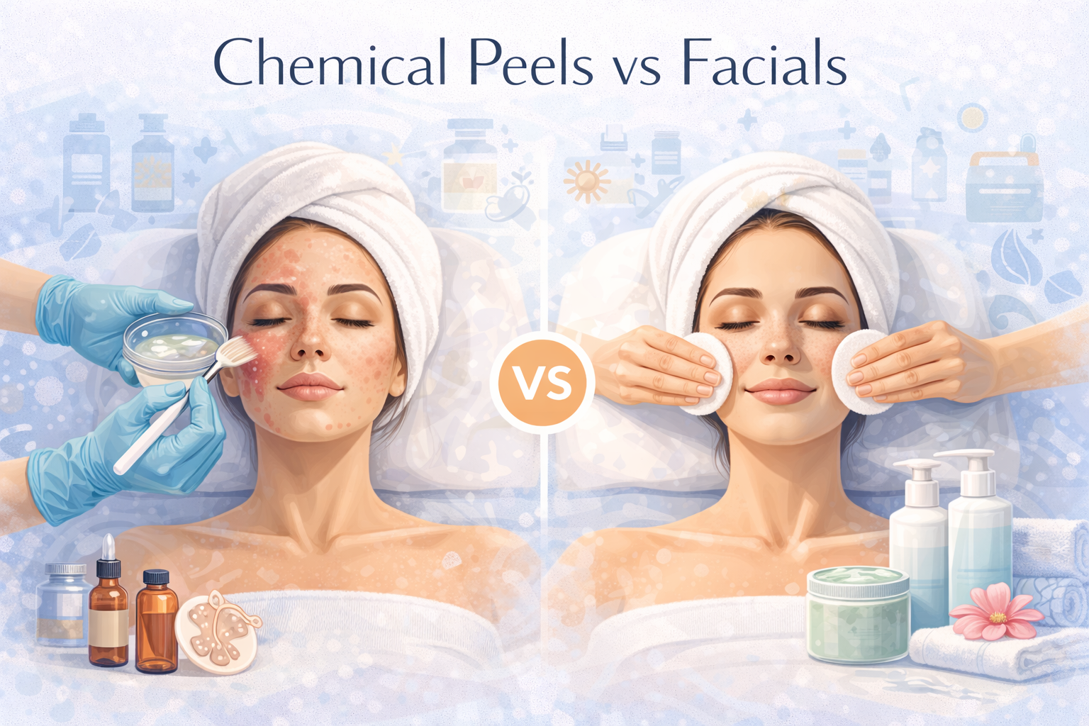 Chemical Peels vs Facials: Key Differences Explained